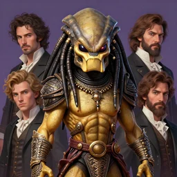 formal portrait of the predator. digital art by eugene de blaas, ross tran, and nasreddine dinet, vibrant color scheme, intricately detailed, in the style of romanticism. artstation, greg rutkowski