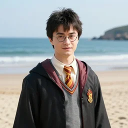 harry potter in the beach