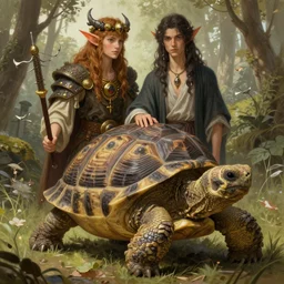 d & d tortle druid, highly detailed, digital painting, artstation, sharp focus, illustration, art by tan zi and ayanamikodon and alphonse mucha and wlop