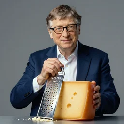 bill gates as cheese! being grated hyper detailed, digital art, artstation, cinematic lighting, studio quality, smooth render, by peter mohrbacher, hajime sorayama, wayne barlowe, boris vallejo, aaron horkey, gaston bussiere, craig mullins