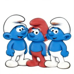 the smurfs, cartoon drawn characters, inspired by cartoon drawings