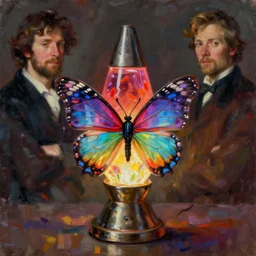 butterfly lava lamp, greg rutkowski, john singer sargent, trending on artstation, oil painting, intricate