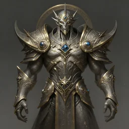 a highly detailed illustration of god tzeentch intricate, elegant, highly detailed, centered, digital painting, artstation, concept art, smooth, sharp focus, league of legends concept art, wlop.