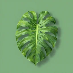 Tropical leaf, trending on artstation, 30mm, by Noah Bradley