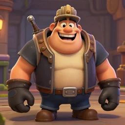 demoman from team fortress 2 laughing at the camera