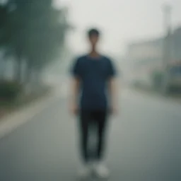 a very blurry picture