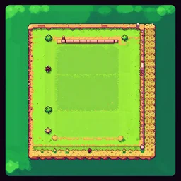 top down 8 bit character sprites.