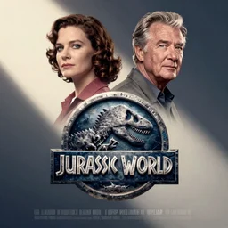 a poster for jurassic world starring hedy lamarr and william holden