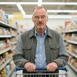 walter white shopping at walmart,
