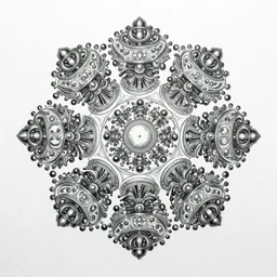junji ito, smooth paper with detailed line work, Mandelbulb, Exquisite detail perfect symmetrical, silver details, hyper detailed, bold intricate ink illustration, smooth textures, steampunk, smoke, neon lights, starry sky, steampunk city, liquid polished metal