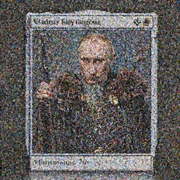 Vladimir Putin, dressed as an evil Dungeon and Dragons wizard, on a Magic the Gathering card, high resolution photo,