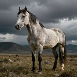photo of a horse - rat hybrid