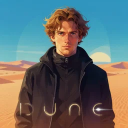 portrait of duncan idaho, dune, retrowave, behance hd, concept art by jesper ejsing, by rhads, makoto shinkai cyril rolando, madgwick