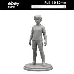 Image on the store website, eBay, Full body, 80mm resin figure of People in the beach