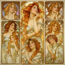 sargent and leyendecker and greg hildebrandt highly detailed portrait of a dreamy woman with long hair, unreal engine, by greg rutkowski, loish, ferdinand knab, ilya kuvshinov, rossdraws, tom bagshaw, alphonse mucha, global illumination, radiant light, detailed and intricate environment