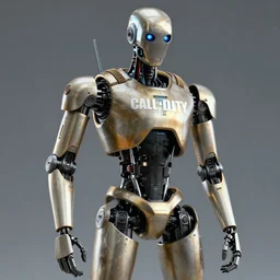 a photo of a male android in call of duty