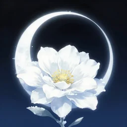 album cover art for moon flower snow by akihiko yoshida
