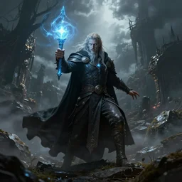 mage casting a spell, epic hd fantasy art