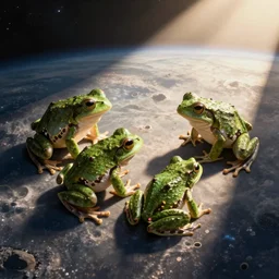 frogs in space