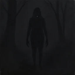 something wicked this way comes, a very creepy creature, a dark spooky atmosphere, horrific, lowbrow minimalistic painting in the style of clive barker and tom savini