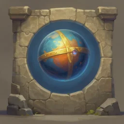stylized overwatch blizzard handpainted medieval texture of a stone wall by michael vicente, orb, substance painter, substance designer, unreal engine - w 5 1 2