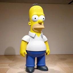 homer simpson, jeff koons