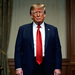 donald trump in the style of junji ito
