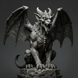 imp gargoyle, imps resemble living stone statues of gangly winged gargoyles by beksinski and moebius, dark tone, gritty, fanged imp, full body concept, stone texture, beksinski, ruan jia, moebius, lois van baarle, dark soul concept art