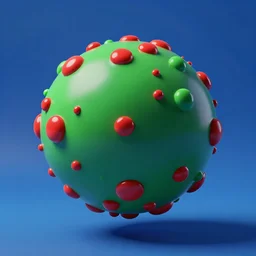 surreal, abstract, lightballs, red, cinema 4 d, desenho, abstract, c 4 d, ball, 3 d, green, mrt, light, blue, hd wallpaper