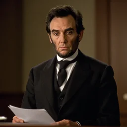 a still from the 2001 TV Show The West Wing Starring Abraham Lincoln