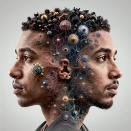 a headshot of a wiz khalifa, made of fractals facing each other, ultra realistic, wide angle, intricate details, the fifth element artifacts, highly detailed by peter mohrbacher, hajime sorayama, wayne barlowe, boris vallejo, aaron horkey, gaston bussiere, craig mullins