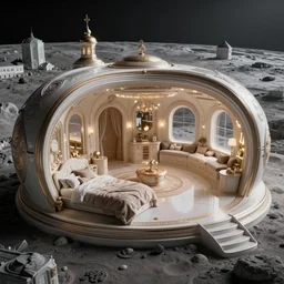 sleeping quarters in a city on the Moon, Neo Norilsk, Neo Kyiv, sci-fi, enchanting, photorealistic, intricate, very very beautiful, elegant, smooth, photorealistic, cinematic, Octane renderer, by Evgeny Zubkov, by Marat Zakirov, trending on Behance