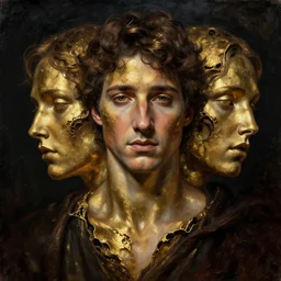justin trudeau in dante's inferno painting, dark beauty, rotten gold, perfect faces, extremely detailed, cinema 4 d, unreal engine.