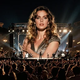 a very high resolution image from a new movie. a beautiful concert during the night. photorealistic, photography, directed by stanley kubrick