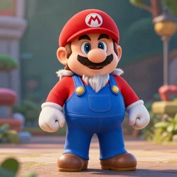 super mario as gandalf, highly detailed, extremely high quality, hd, 4 k, 8 k, canon 3 0 0 mm, professional photographer, 4 0 mp, lifelike, top - rated, award winning, realistic, detailed lighting, detailed shadows, sharp, no blur, edited, corrected, trending