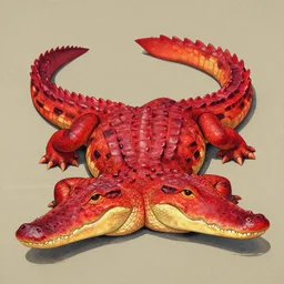 a thicc red alligator by chiho aoshima