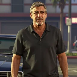george clooney in gta v