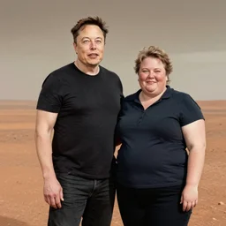 elon musk on mars with your fat mom