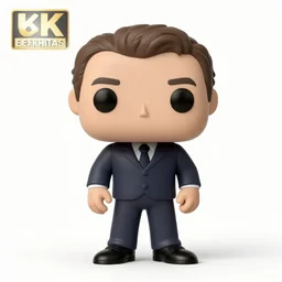 full body 3d render of Getulio Vargas as a funko pop, studio lighting, white background, blender, trending on artstation, 8k, highly detailed