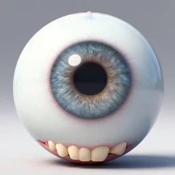 eyeball with teeth