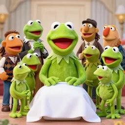 celebrating kermit the frogs funeral, full muppet cast in attendance