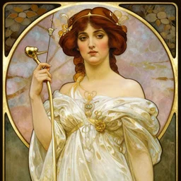 Princess Leia by Alphonse Mucha