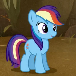 my mini pony painted in the style of renaissance paintings