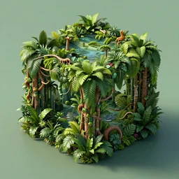 a dangerous jungle shaped like a five - dimensional hypercube