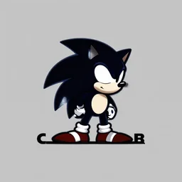 minimalist logo icon for a comedy club of sonic the hedgehog, victo ngai, kilian eng, lois van baarle, behance, beeple, artstation