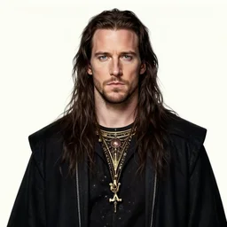 channing tatum as aleister crowley the grand mage of thelema. art by tom bagshaw and nils hamm