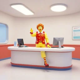 interior of ronald mcdonald's medical office