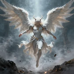 lucifer descending into chaos