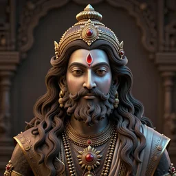 Bhagwan Shree Rajneesh,  photo, portrait, 3d, high details, intricate details, by vincent di fate, artgerm julie bell beeple, 90s, Smooth gradients, octane render, 8k, volumetric lightning, High contrast, depth of field, very coherent symmetrical artwork