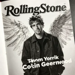 Thom Yorke singer songwriter Rolling Stone, a photo by Colin Greenwood, ultrafine detail, private press, associated press photo, angelic photograph, masterpiece